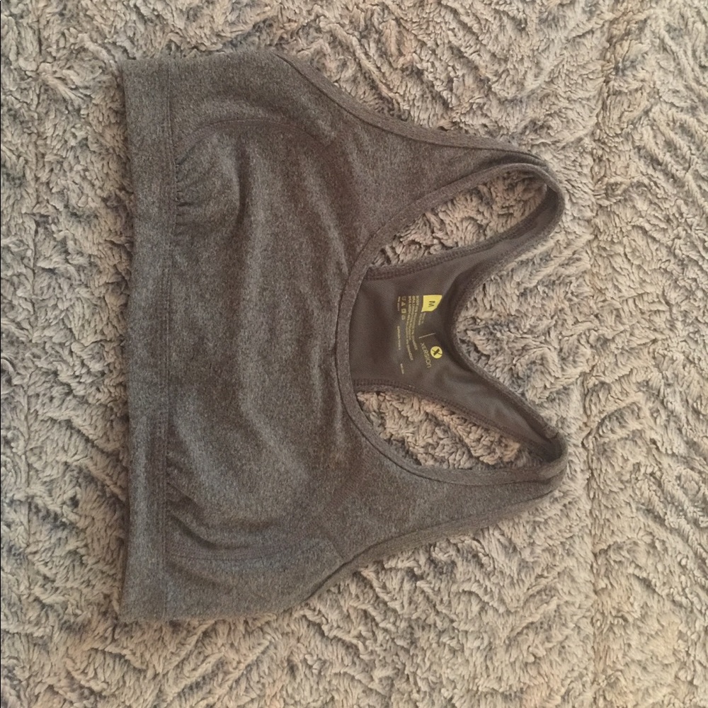 Gray Sports Bra