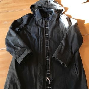 Burberry was cotton green jacket