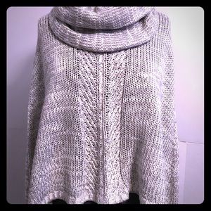Poncho, Wool sweater, White House Black Market