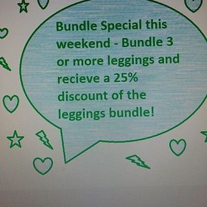 Leggings Bundle Special!!!