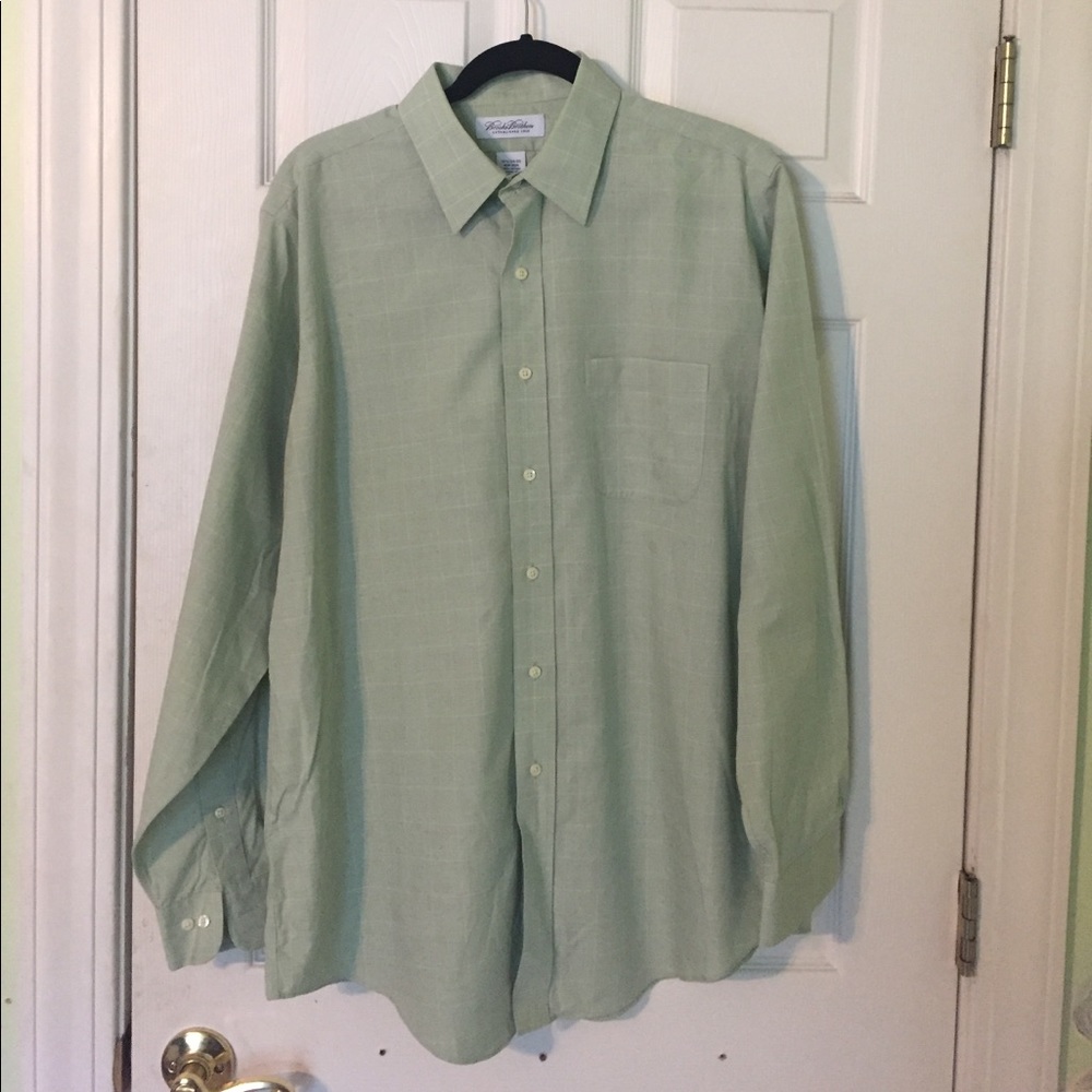 green BROOKS BROTHERS button up