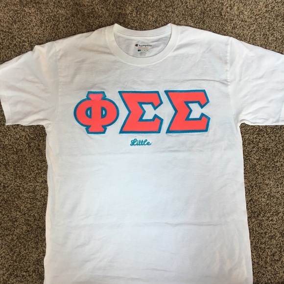 Phi Sigma Sigma letters short sleeve - Picture 1 of 1
