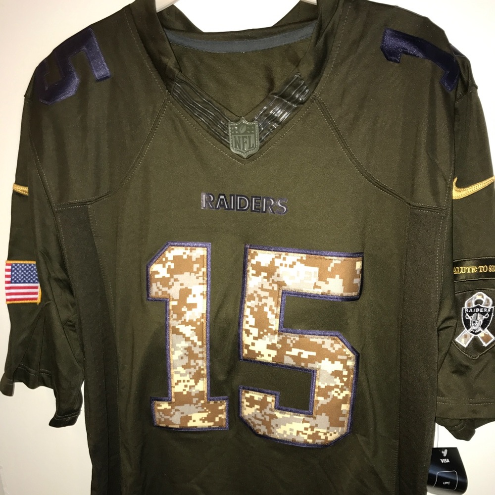 Raiders salute to service jersey
