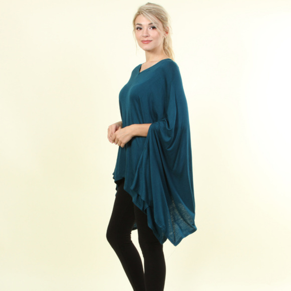 Women's Poncho Tunic - Picture 3 of 5