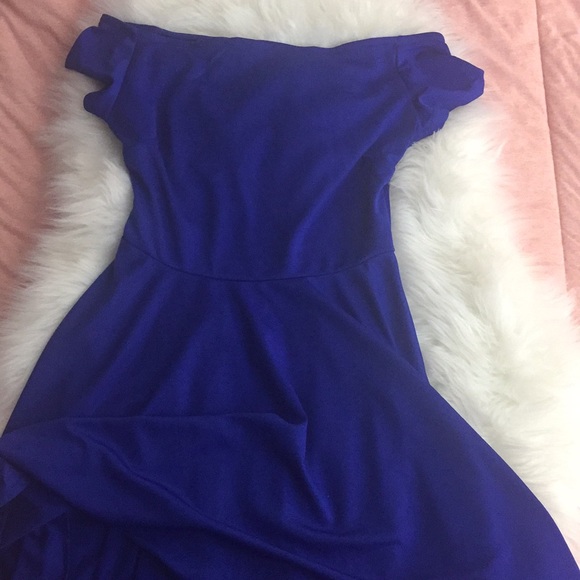 Restocked! Blue Elegant Skater Dress - Picture 5 of 5