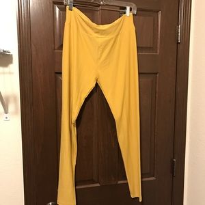 Lularoe TC leggings - gold