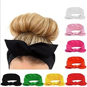 6 different color headbands