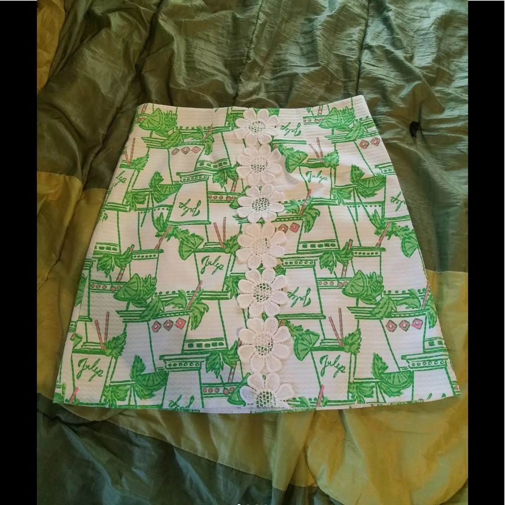 Sz 6 Just Add Mint Lavender Skirt