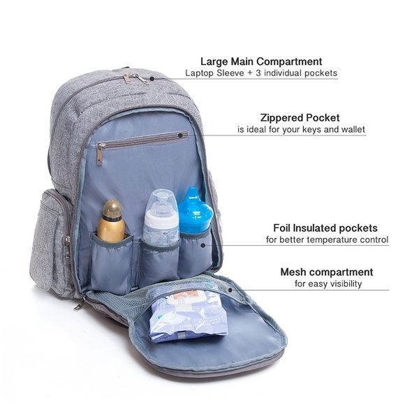 *SOLD** Baby Diaper backpack - Picture 2 of 4