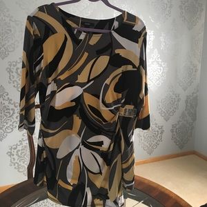 XL Alfani multi color top