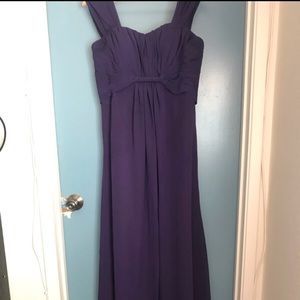 Long chiffon dress