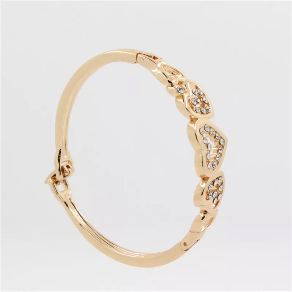 Brand new love ❤️ cuff crystals bangle bracelet - Picture 5 of 8