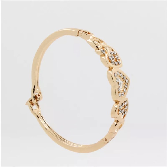 Brand new love ❤️ cuff crystals bangle bracelet - Picture 5 of 8