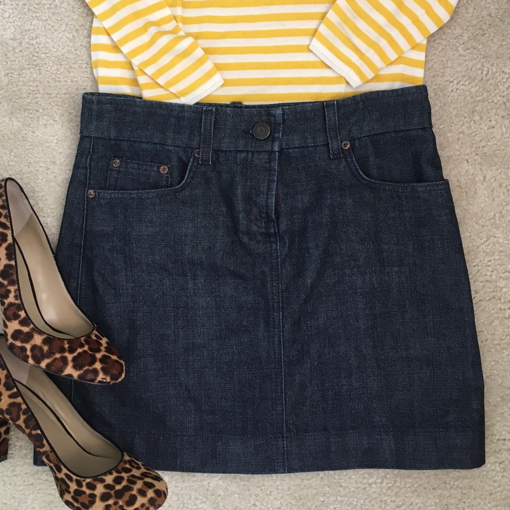 JCrew EUC Denim Miniskirt