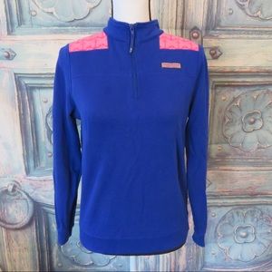 Kids sz L Vineyard Vines Shep shirt pink anchors