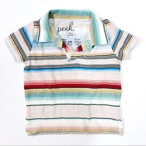 *NWT* PEEK Baby Mesa Stripe Polo