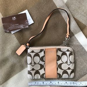 Coach wristlet