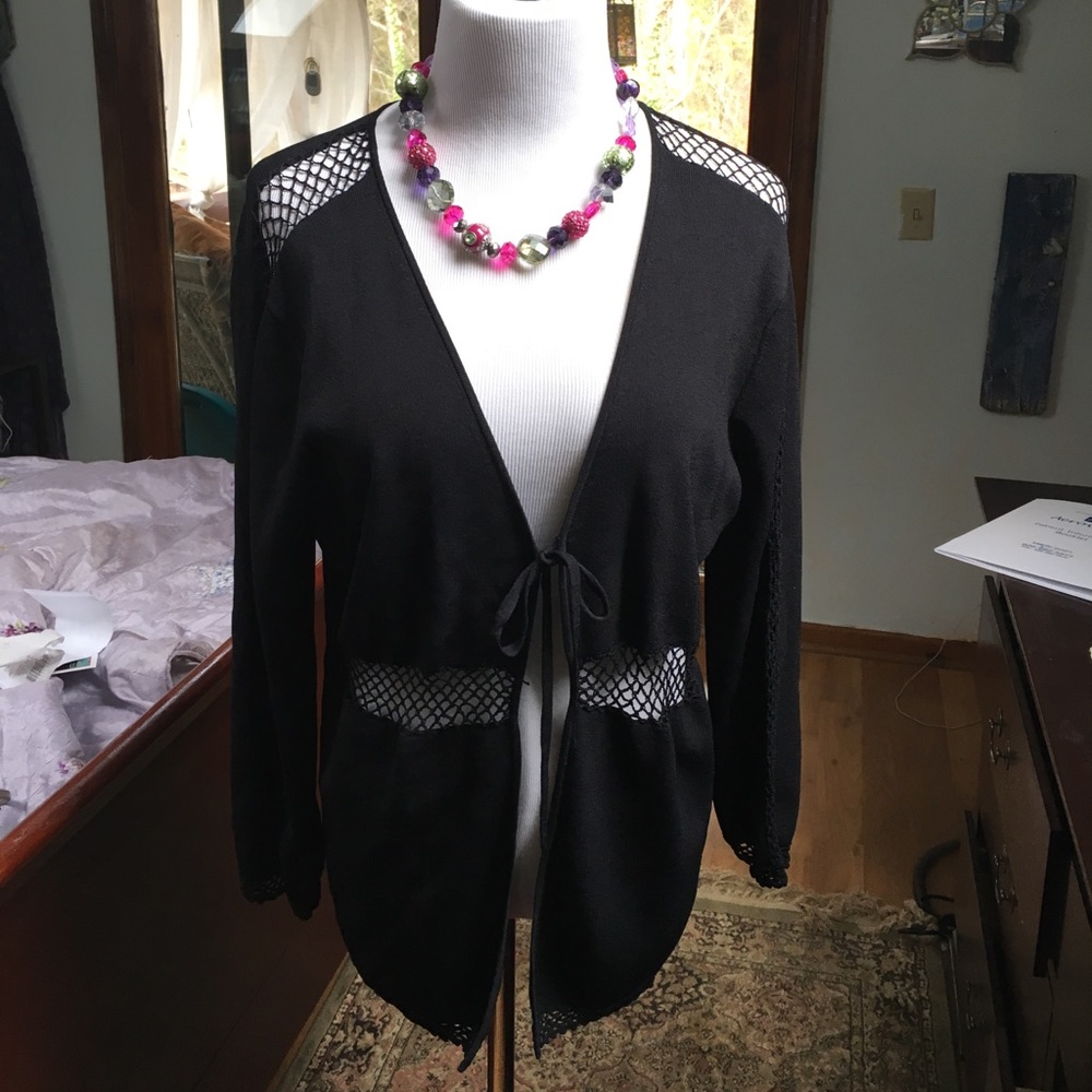 Black sweater  with cutout design