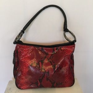 Donald J. Pliner  Snakeskin Bag