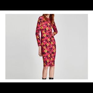 NEW ZARA Floral Dress