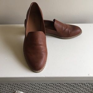 Brown loafers