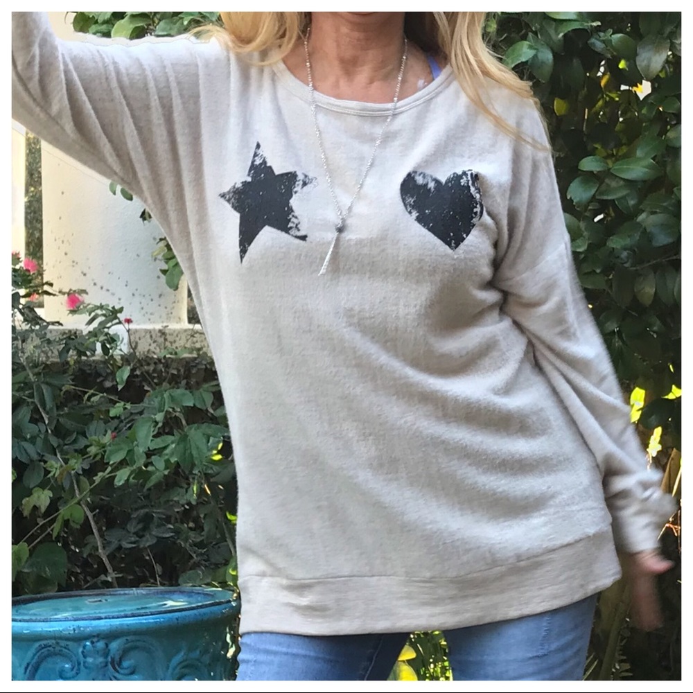 Super Soft Brushed French Terry LS Top - Picture 2 of 8