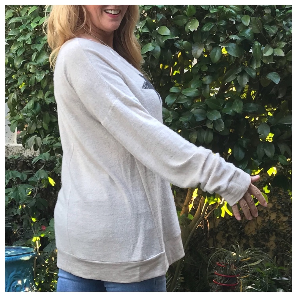 Super Soft Brushed French Terry LS Top - Picture 7 of 8