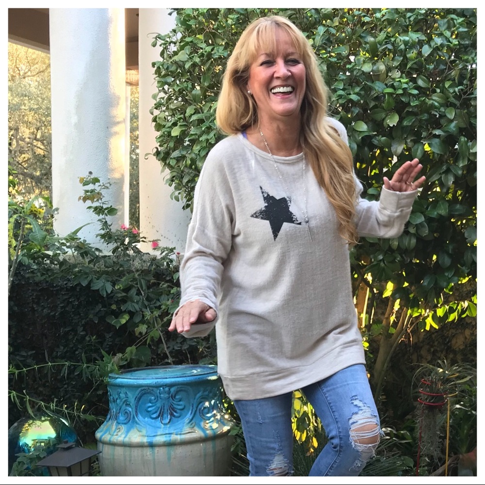 Super Soft Brushed French Terry LS Top - Picture 8 of 8