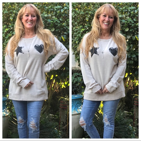 Super Soft Brushed French Terry LS Top - Picture 3 of 8