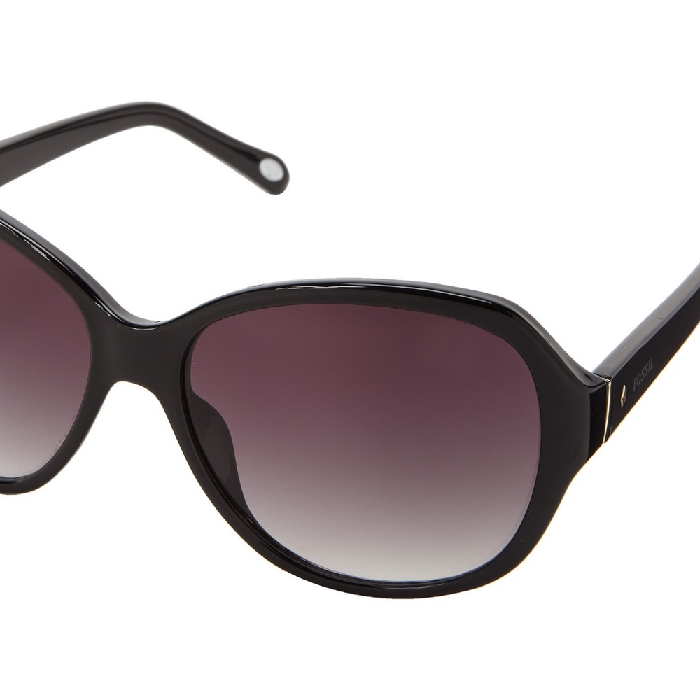 FOSSIL Large Round Sunglasses  BLACK FOS3005/S.