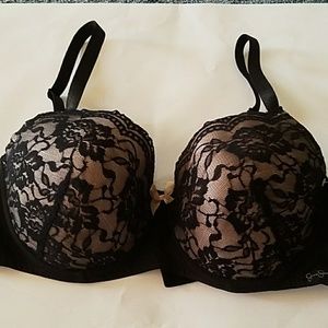 NWT Jessica Simpson Black Lace Bra