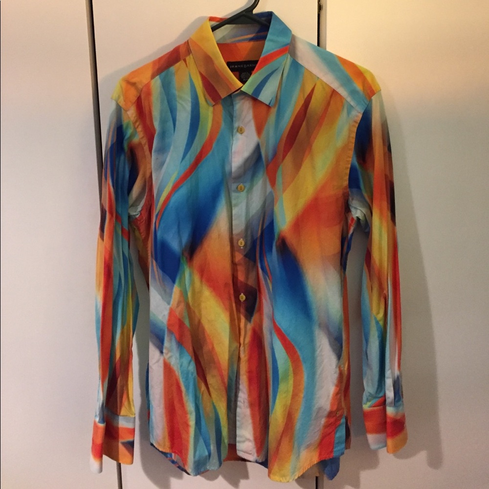 Miami Multi Colored Jhane Barnes M Shirt