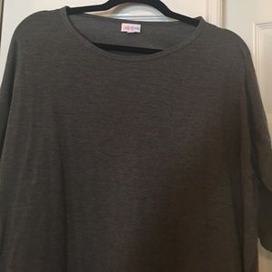 Lularoe charcoal gray Irma