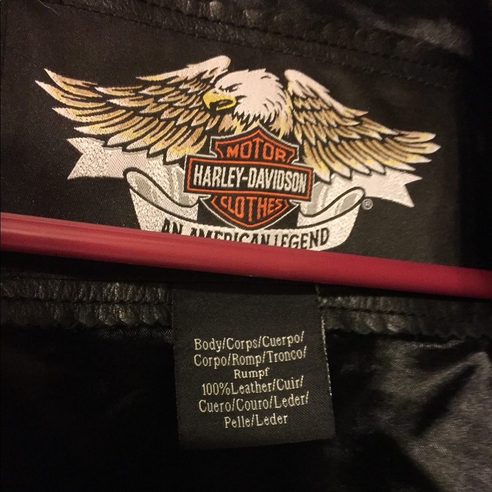 Medium Harley Davidson Leather Jacket.
