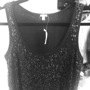 NWT J Crew sequined tank top