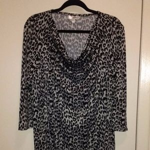 Animal print dress