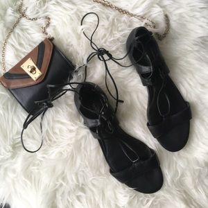 WHITE HOUSE BLACK MARKET ankle lace up shoes