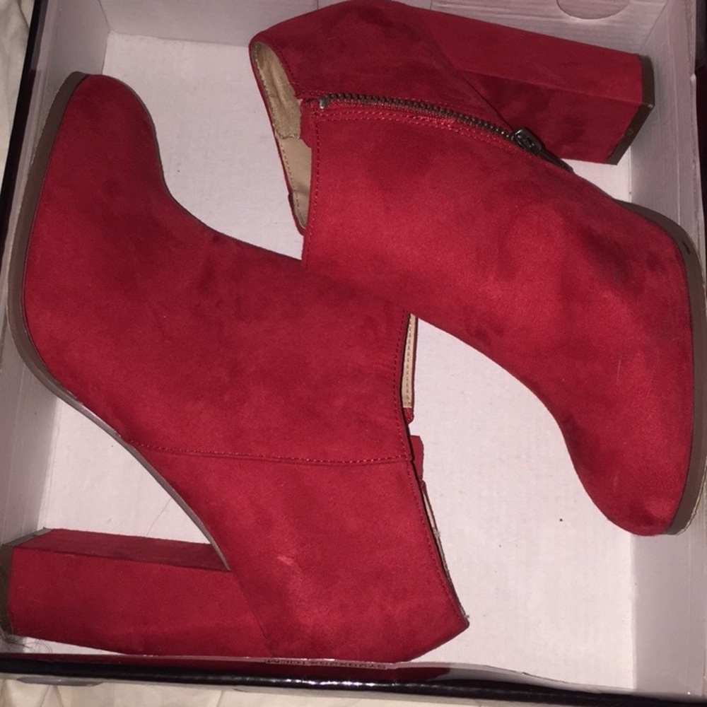 Red booties