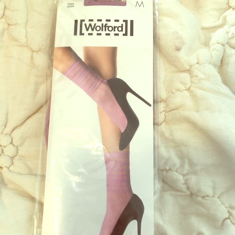 Brand new -Wolford Tessa Socks 💓💜 NWT