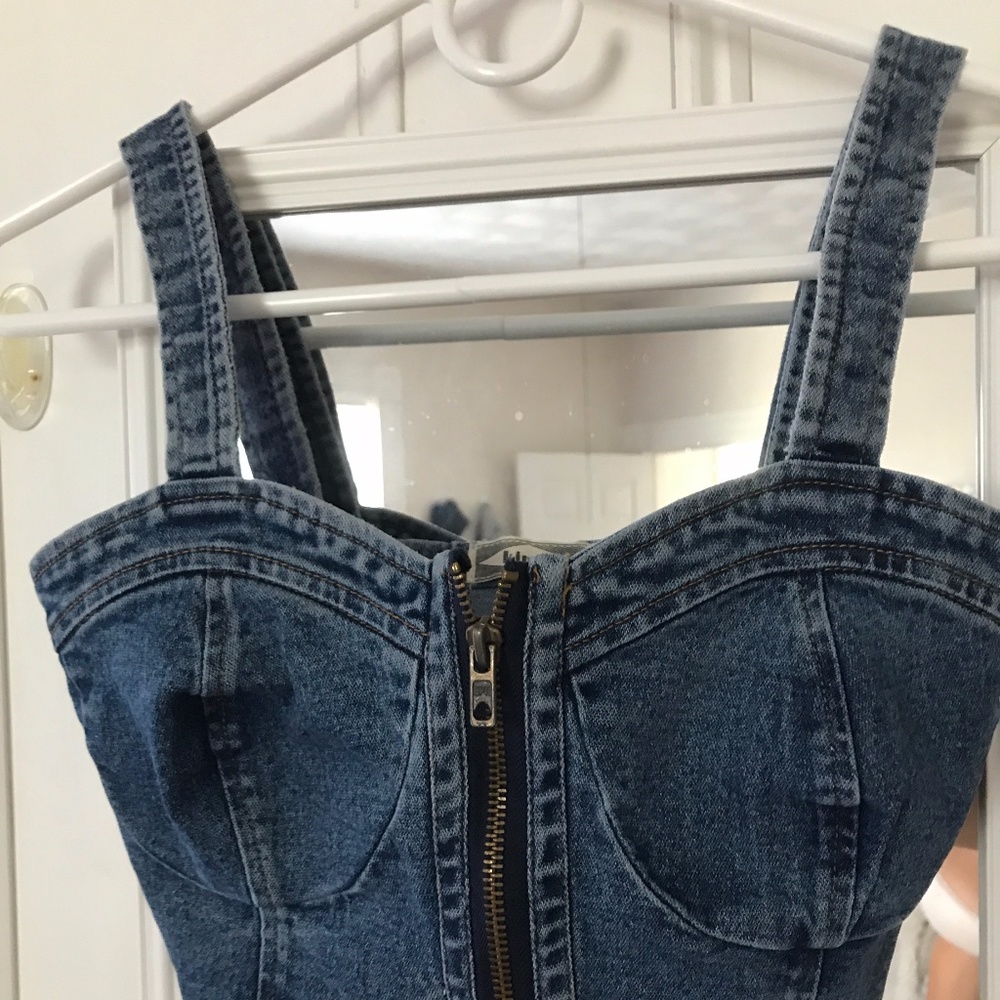 Urban Outfitters Denim Bralette