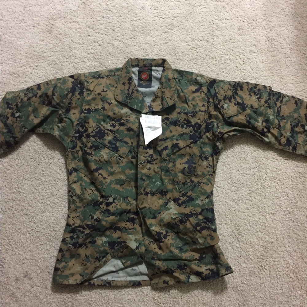 Marine Corps woodland blouse. Cammies