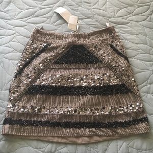 Sequin/jeweled skirt