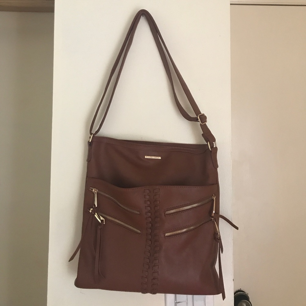 Brown crossbody purse