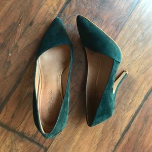Green Madewell Mira Heels 8.5