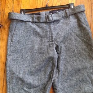 H&M wool wide leg pants
