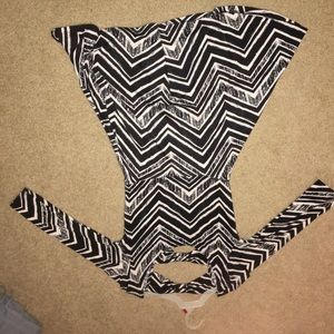 Black and white dress