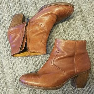Madewell Zipcode Leather Bootie