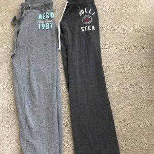 Two pairs of sweatpants