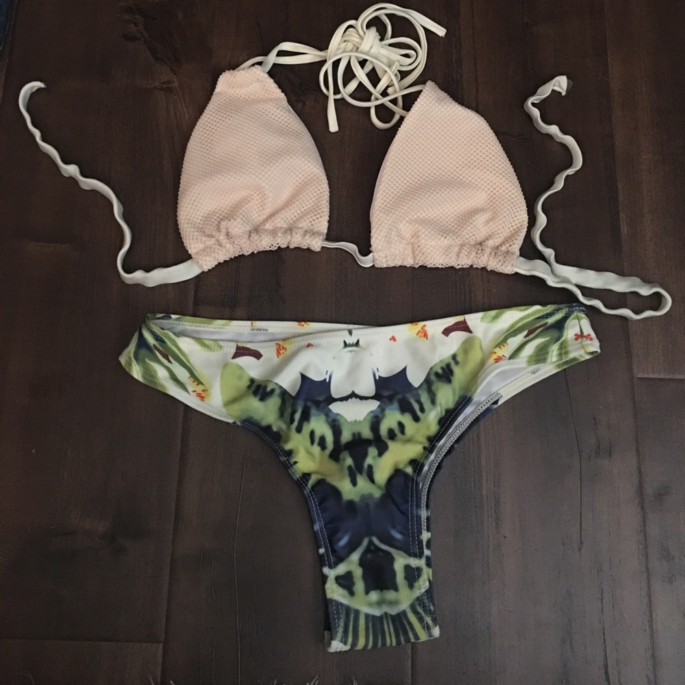 Mesh and Jungle Bikini