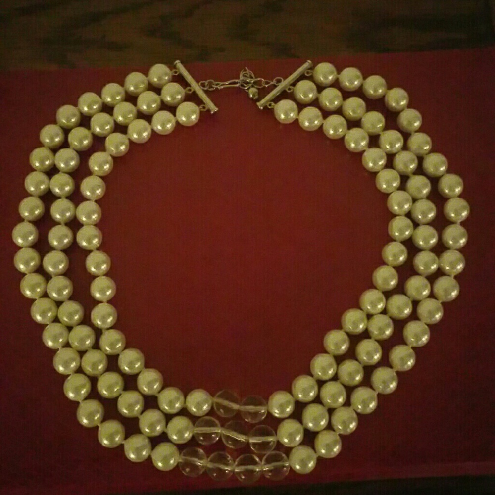 Faux Pearl Necklace
